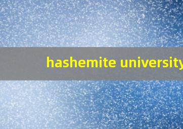 hashemite university